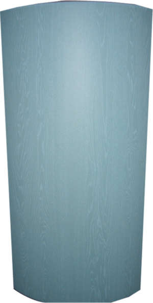 Цвет "Фисташка"  1421-30,  исполнение - глухое,  фасад гнутый.