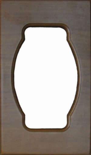 Цвет "Махагон 1531-6,  исполнение - витрина