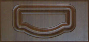 Цвет "Махагон светлый"  исполнение - глухое