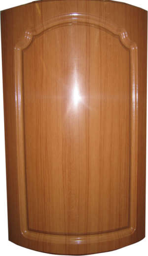 Цвет "Ольха" 6001-18,  исполнение - глухое,  фасад гнутый.