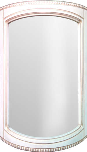 Цвет "Ваниль" 2450,  в золотой патине,  исполнение - витрина,  фасад гнутый.