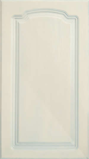 Фасад мебельный. Цвет "Дуб белый"  1155ВД   в синей патине,  Исполнение - глухое