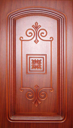 Фасад мебельный. Цвет "Клён красный"  1878-37,  исполнение глухое