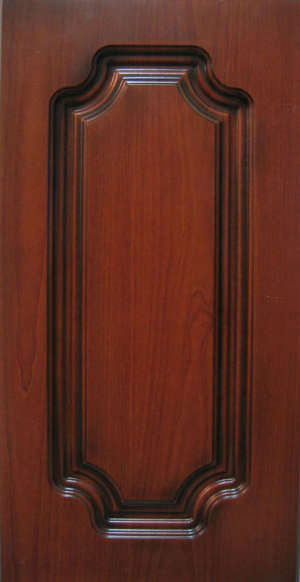 Фасад мебельный. Цвет "Клён красный"  матовый 1878-37  в патине,  Исполнение - глухое