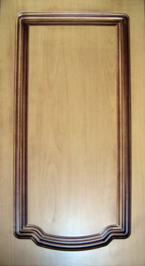 Фасад мебельный. Цвет "НТО" 1983-2   в патине,  Исполнение - глухое