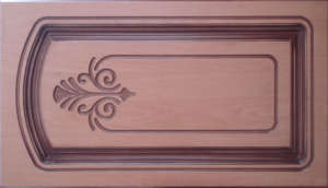 Фасад мебельный. Цвет "НТО"  1983-2 в патине  Исполнение - глухое