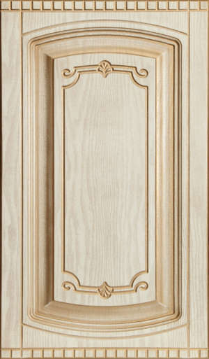 Фасад мебельный. Цвет " ",  в патине - "Золото",  исполнение - глухое