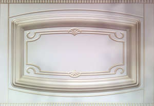 Фасад мебельный. Цвет "",  в патине - "Золото",  исполнение - глухое