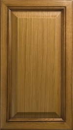 Фасад мебельный. Дуб натуральный  морёный,  фасад глухой  с выпуклой вставкой