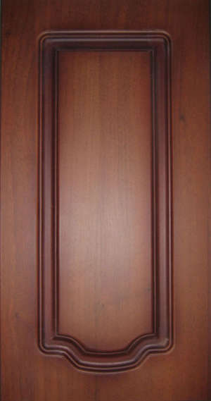 Фасад мебельный. Исполнение - глухое,  Цвет - "Орех"
