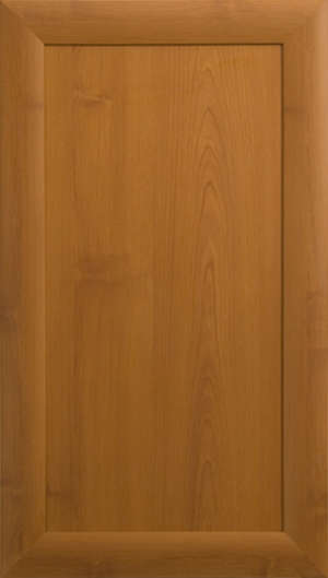 Фасад мебельный. Вставка плоская -  цвет "Клён красный"  1878-37  Рамка -  цвет "Клён красный"  1878-37