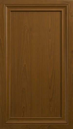 Фасад мебельный. Вставка плоская -  цвет "Махагон светлый"  Рамка -  цвет "Махагон светлый"