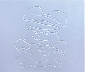 Комд МДФ в ПВХ -  "Зайчик",  Цвет ""