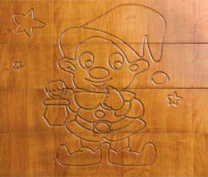 Комод МДФ в ПВХ -  "Гномик",  Цвет "Бавария"  20141-2