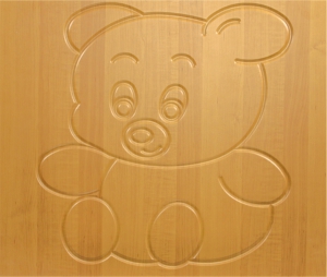 Комод МДФ в ПВХ -  "Мишка"  Цвет ""