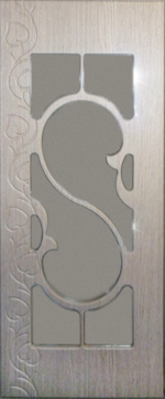 Варант исполнения  витрины,  Цвет "Ясень сизый"  101-18