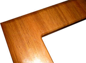 Вариант исполнения  витрины,  Цвет "Сапели светлый  глянец" 0201-6Т